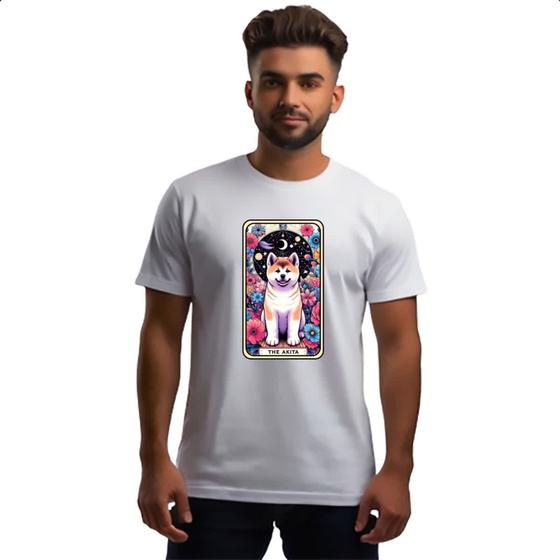 Imagem de Camiseta Unissex Taro cachorro Akita