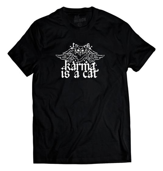 Imagem de Camiseta Unissex Taylor Swift Karma Is Cat Tour Novidade!