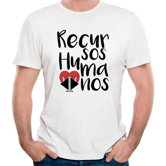 Imagem de Camiseta universitária recursos humanos camisa faculdade