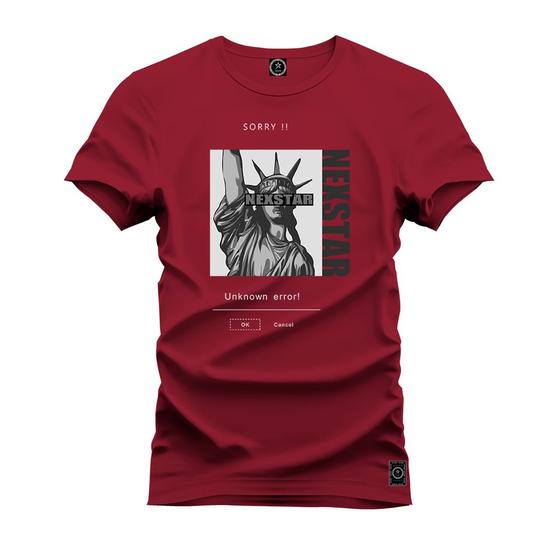 Imagem de Camiseta Unknow Error Plus Size Extra Grande Algodão Estampada Varias Cores