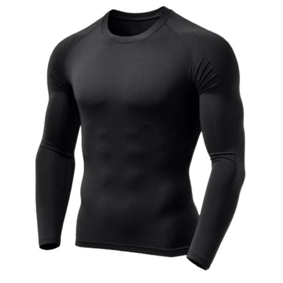 Imagem de Camiseta Uv Dry Masculina Manga Longa Segunda Pele Térmica Proteção Solar UV50+