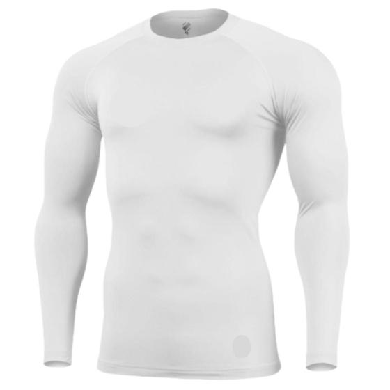 Imagem de Camiseta Uv Dry Masculina Manga Longa Segunda Pele Térmica Proteção Solar UV50+