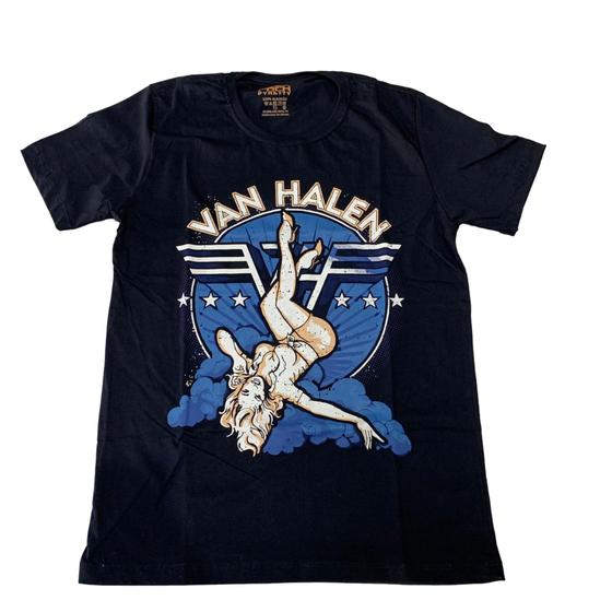 Imagem de Camiseta Van Halen Blusa Adulto Unissex Banda de Rock Bo656