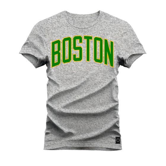 Imagem de Camiseta Varias Cores Estampada Confortável Boston