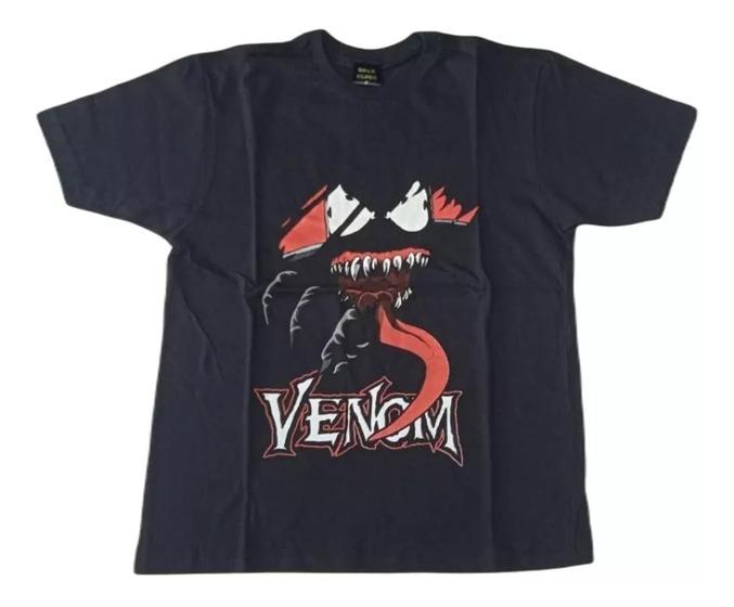 Imagem de Camiseta Venom Homem Aranha Spiderman Blusa Adulto Unissex Filme Fc056 BM