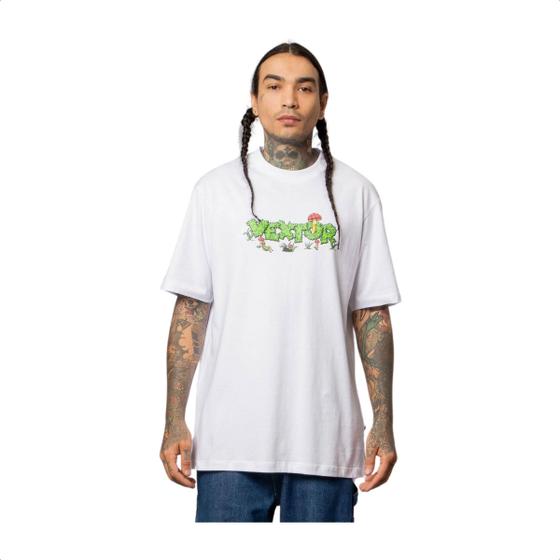 Imagem de Camiseta Vextor Basic Gnomes Party Oversized Branco 