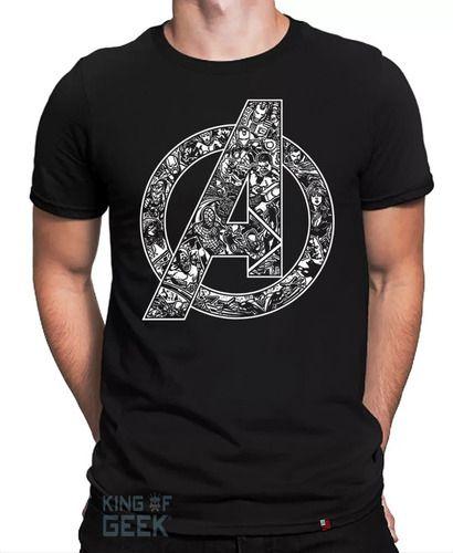 Imagem de Camiseta Vingadores Avengers Logo Endgame Capitão America