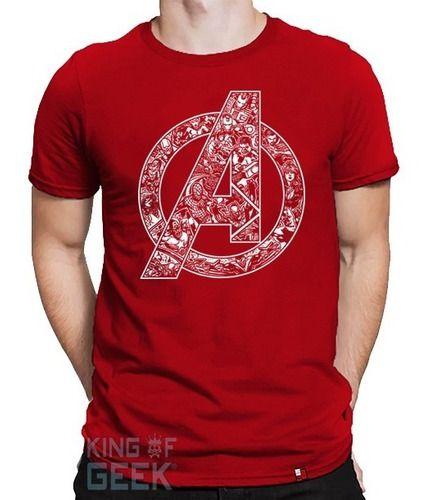 Imagem de Camiseta Vingadores Logo Endgame Camisa Capitão America Geek