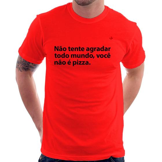 Imagem de Camiseta Você não é pizza - Foca na Moda