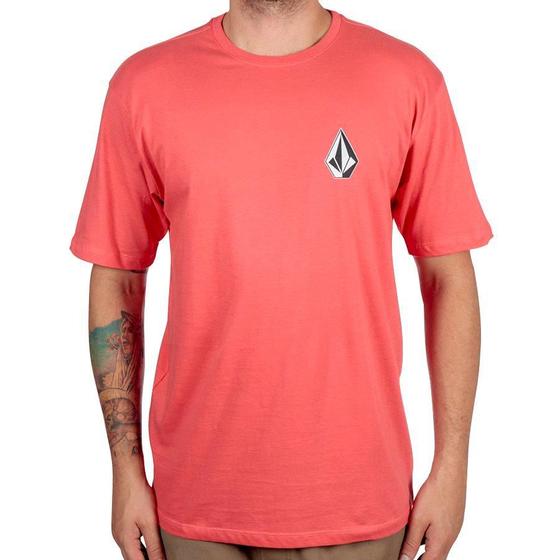 Imagem de Camiseta Volcom Deadly Stone  Coral