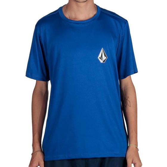 Imagem de Camiseta Volcom Lycra Stonetech Azul