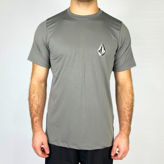 Imagem de Camiseta Volcom Lycra Surf Iconic Stone