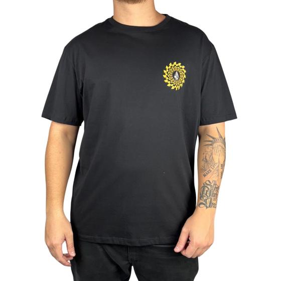 Imagem de Camiseta Volcom Rabbit Hole Plus Size Preto