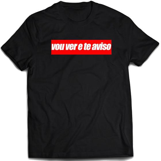 Imagem de Camiseta Vou ver e te aviso Camisa frase divertida engraçado