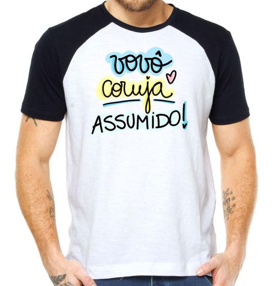 Imagem de Camiseta vovo coruja assumido avô camisa moda