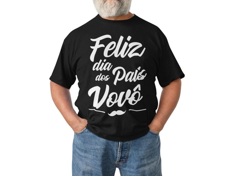 Imagem de Camiseta Vovô Presente Dia Dos Pais Avô Preta