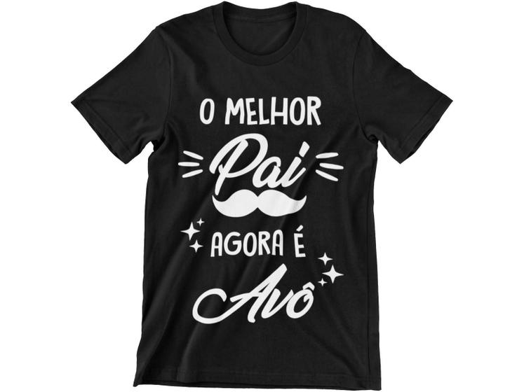 Imagem de Camiseta Vovô Presente Dia Dos Pais Avô Preta