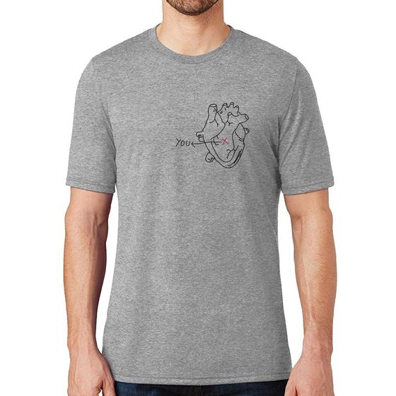 Imagem de Camiseta Your position in my heart - Foca na Moda