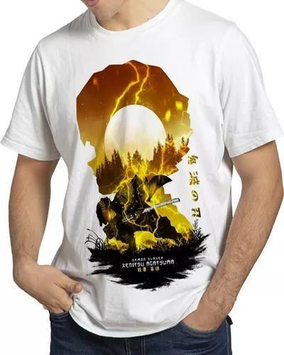 Imagem de Camiseta Zenitsu Demon Slayer - Envio Rápido e Qualidade Top