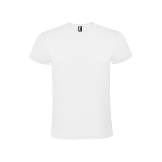 Imagem de Camisetas de algodão branco com detalhes estampados, qualidade casual S