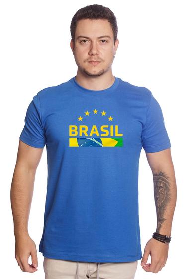 Imagem de Camisetas Masculinas 100% Algodão Estampada Tema Copa CAMAGBREST1