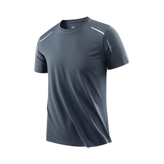 Imagem de Camisetas Masculinas de Secagem Rápida para Corrida - Respiráveis e Elásticas