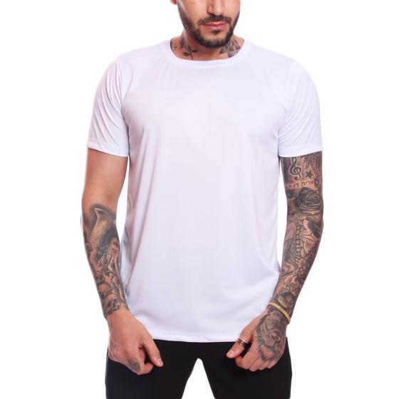 Imagem de Camisetas masculinas dry fit com proteção uv 