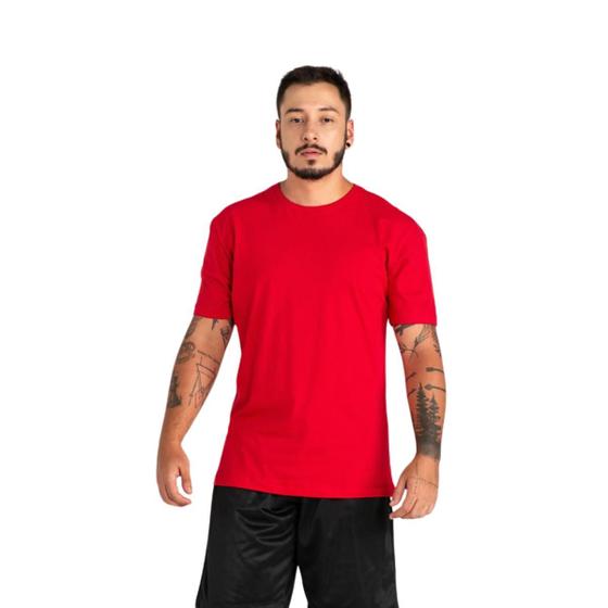 Imagem de Camisetas Masculinas Manga Curta TechMalhas 100% de algodão Basica