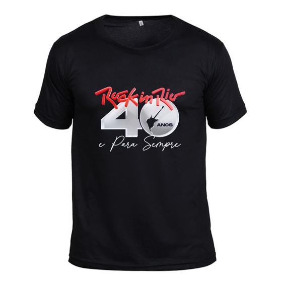 Imagem de Camisetas Personalizadas Rock In Rio Brasil Especial Show De Rock