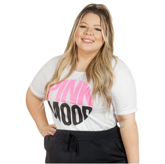 Imagem de Camisetas T-shirt Tamanhos Especiais Plus Size Feminina