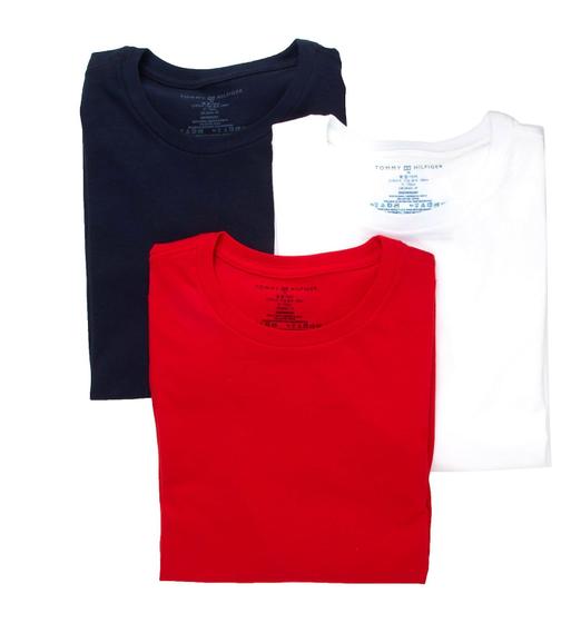 Imagem de Camisetas Tommy Hilfiger Masculinas - Modelos Cotton Classics com Gola Redonda