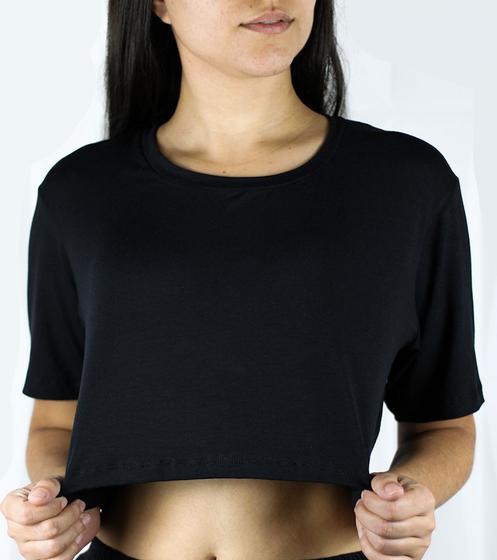 Imagem de Camisetinha Feminina Tumblr T Shirt Cropped Manga Curta