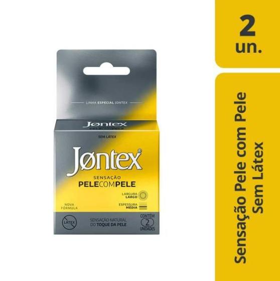 Imagem de Camisinha Jontex Sensação Pele com Pele 2 unidades