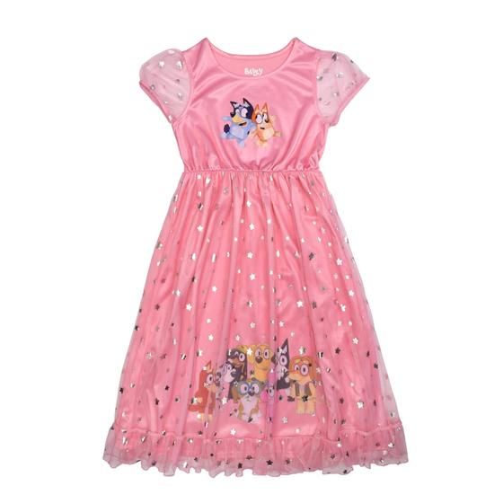 Imagem de Camisola Bluey Girls' Fantasy Gown Friends 2T para meninas