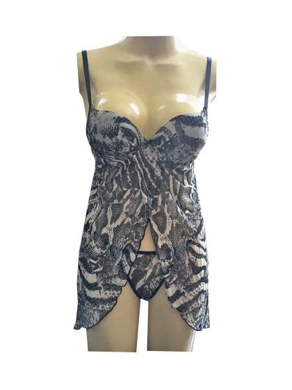 Imagem de Camisola + Calcinha Animal Print 275 Jackie Lingerie Sensual