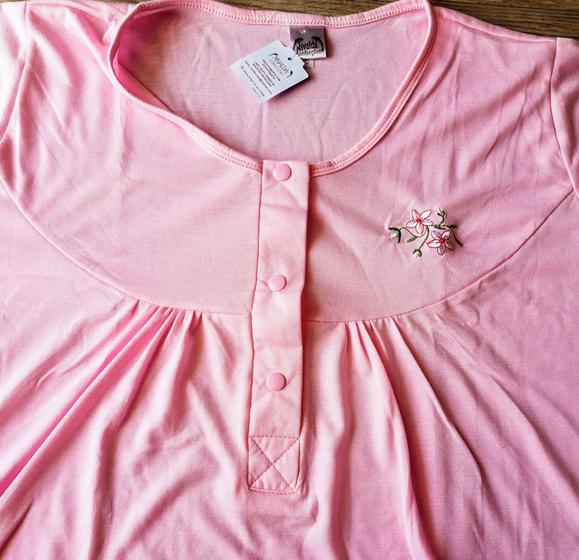 Camisola de senhora tamanho P rosa - Dani lingerie - Camisola Feminina - Magazine Luiza