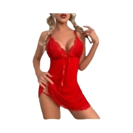 Imagem de Camisola Feminina Casual Confortável com Estampa de Alface - Vestido Sexy para Dormir