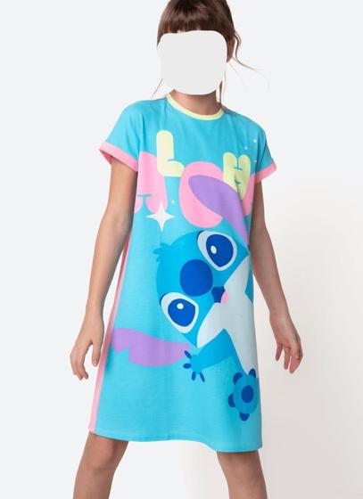 Imagem de Camisola Manga Curta Viscolycra Menina Teen Stitch Puket