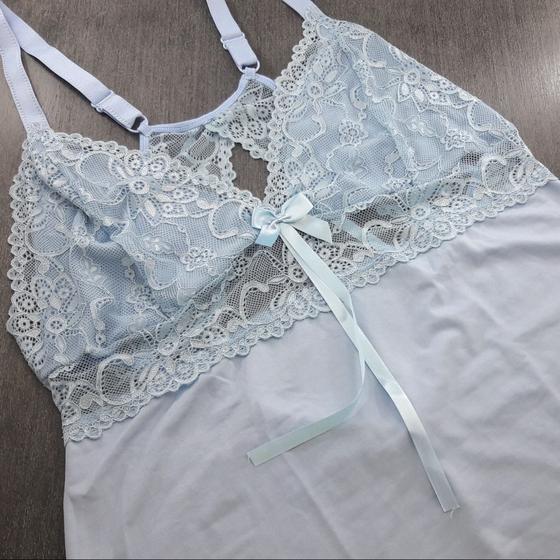 Imagem de Camisola Plus Size Tecido Leve e Macio
