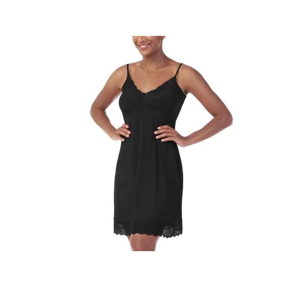 Imagem de Camisola Zee Rucci Com Renda Sem Bojo Zr1300-018 C099 Preto