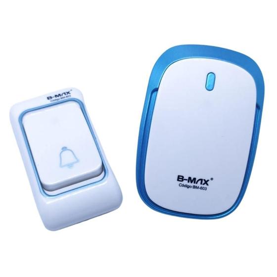 Imagem de Campainha Digital Sem Fio Bivolt De Tomada B-Max Bm-603