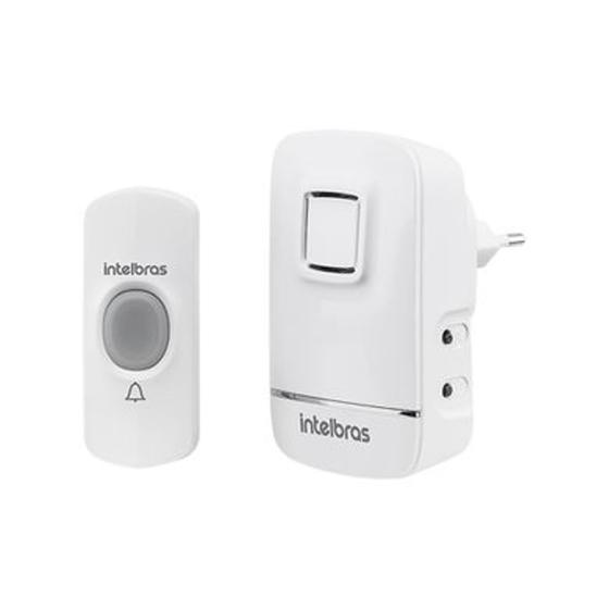 Campainha Intelbras 5 melodias sem fio branco CIB 100 Menor preço em Campainha Intelbras 5 melodias sem fio branco CIB 100