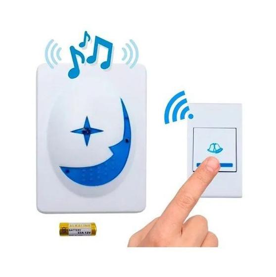 Imagem de Campainha Residencial De Tomada Wireless Sem Fio 32 Toques