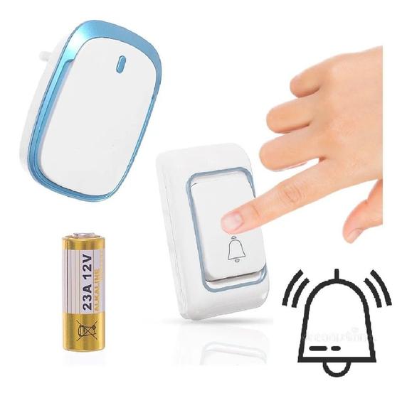 Campainha Residencial Wireless S/fio Resistente Água 200 Met Menor preço em Campainha Residencial Wireless S/fio Resistente Água 200 Met