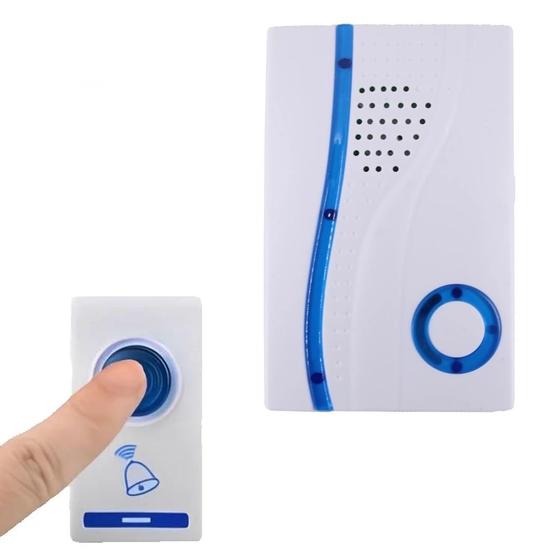 Campainha Sem Fio Alcance 100 Metros Residencial - New