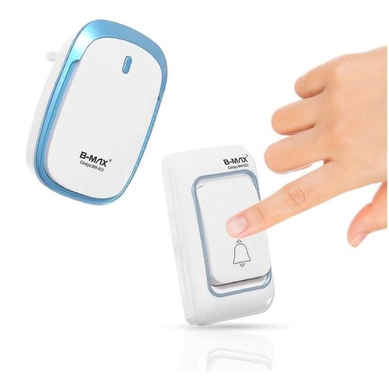 Campainha Sem Fio Externa Sem Fio Para Casa Idosos + Tomada Menor preço em Campainha Sem Fio Externa Sem Fio Para Casa Idosos + Tomada