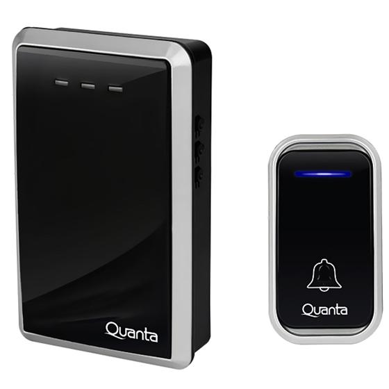 Campainha Wireless Sem Fio Quanta À Prova D'água Com 38 Melodias 150 m Menor preço em Campainha Wireless Sem Fio Quanta À Prova D'água Com 38 Melodias 150 m