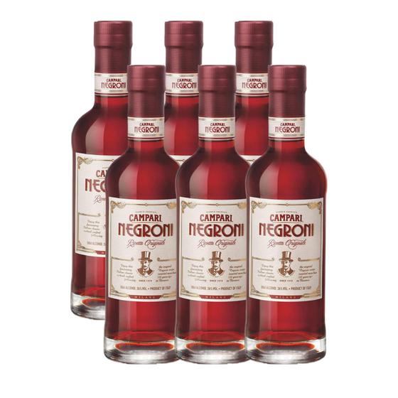 Imagem de Campari Negroni 500ml Coquetel Alcoolico Kit 6 Unidades