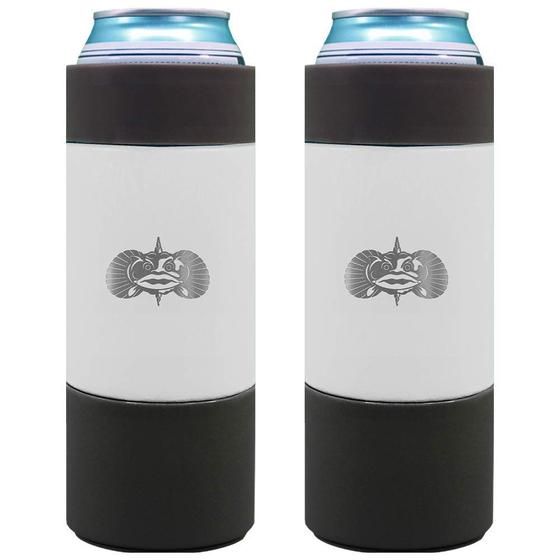 Imagem de Can Cooler Toadfish Slim Anti-Derramamento para Latas de 355ml - Pacote com 2