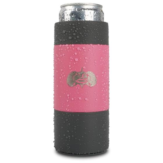 Imagem de Can Cooler Toadfish Slim Non-Tipping para latas de 355 ml rosa